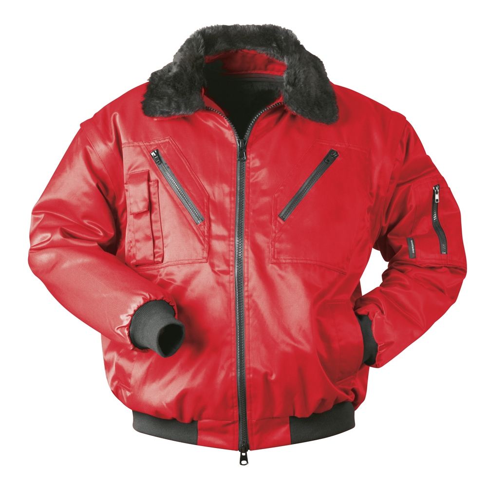 Áo khoác bảo hộ đa năng 4 trong 1 Convertible Pro Work Bomber Jacket màu đỏ, size S-4XL, Norway 23613