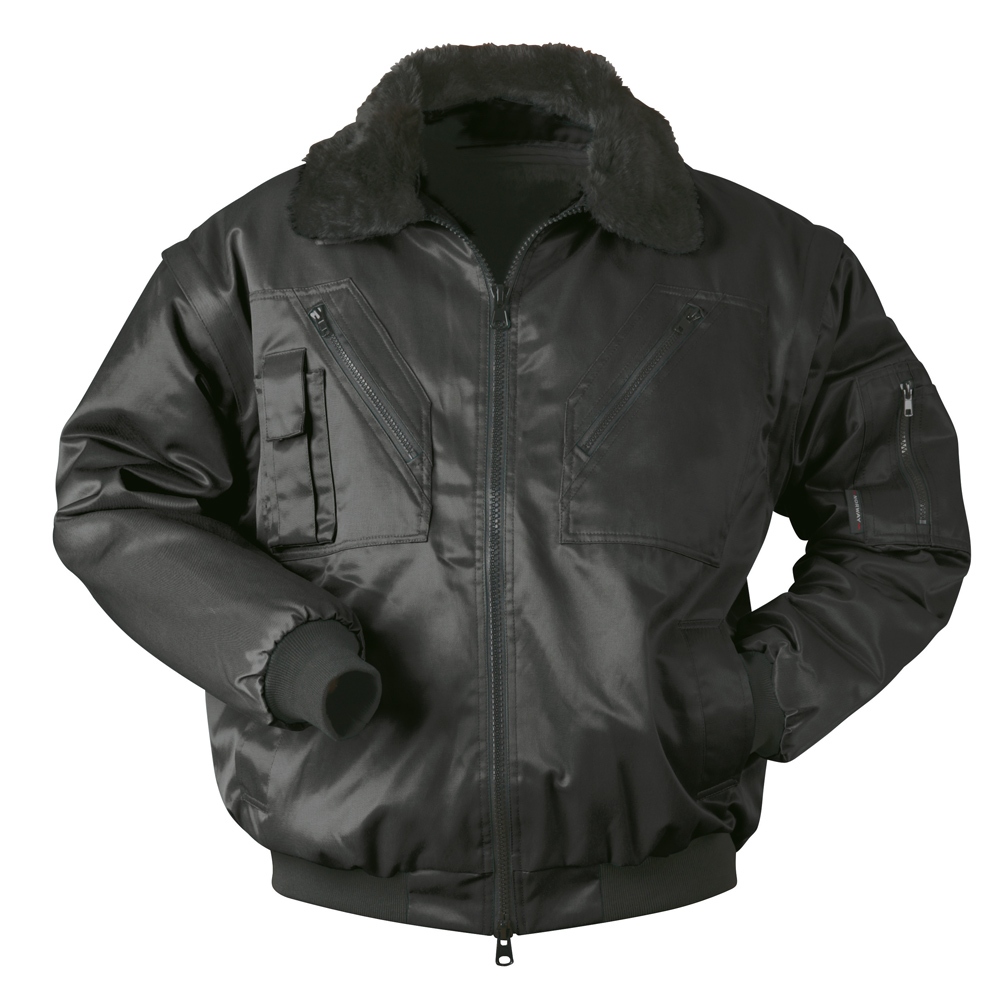 Áo khoác bảo hộ đa năng Convertible Pro Work Bomber 4 trong 1 màu đen XS-5XL, Norway 23618