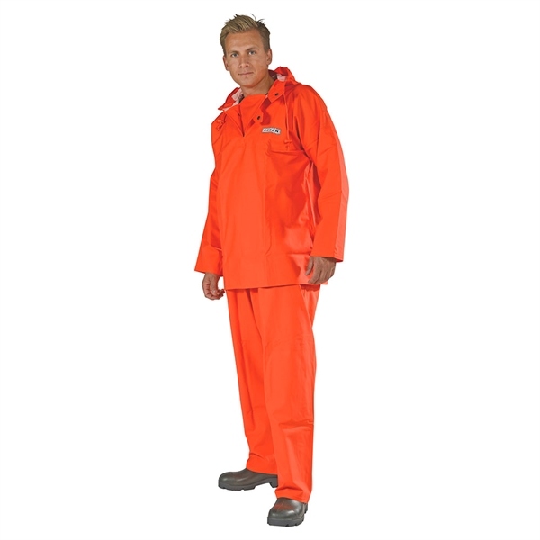 Áo khoác đi mưa OCEAN 17-15-6 dành cho ngư dân & màu cam S-5XL