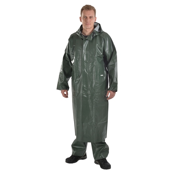 Áo mưa bảo hộ chuyên dụng Ocean Offshore Pro chống dầu và kháng lửa màu xanh ô liu size S-8XL