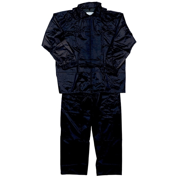 Bộ đồ đi mưa cao cấp Ocean 40-54-8 DELUXE màu đen size L
