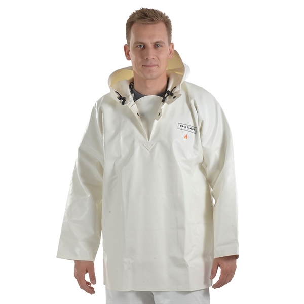 Áo khoác đi biển OCEAN 8-17C-4 HURRICANE màu trắng size S-4XL