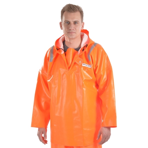 Áo khoác câu cá OCEAN 8-17C-6 HURRICANE màu cam size S-6XL