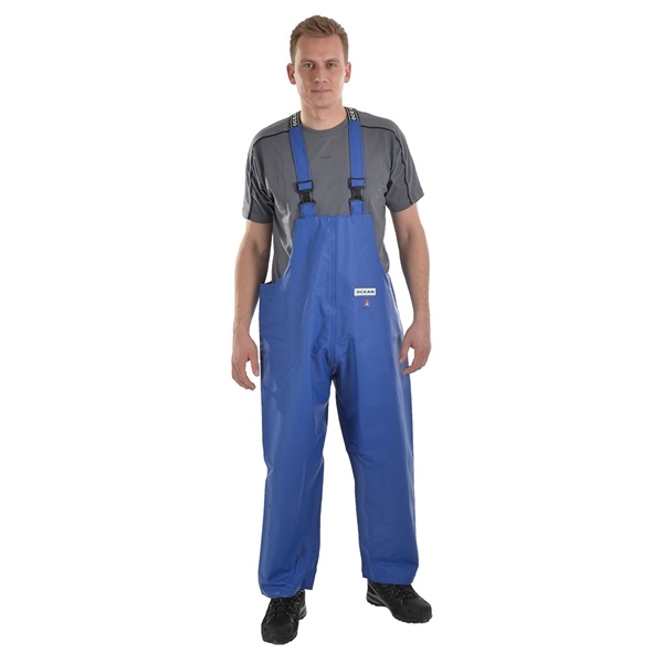 Quần yếm đi mưa OCEAN 9-16C-12 HURRICANE màu xanh hoàng gia M-2XL