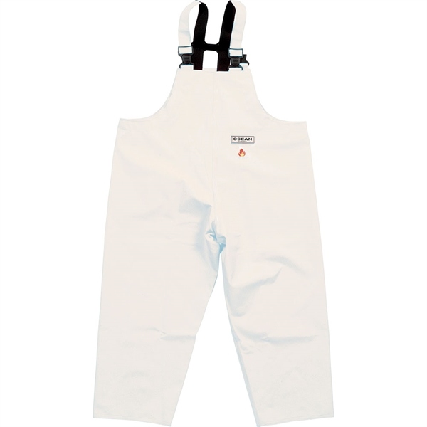 Quần yếm đi mưa OCEAN 9-16C-4 HURRICANE chống cháy EN14116 màu trắng S-4XL