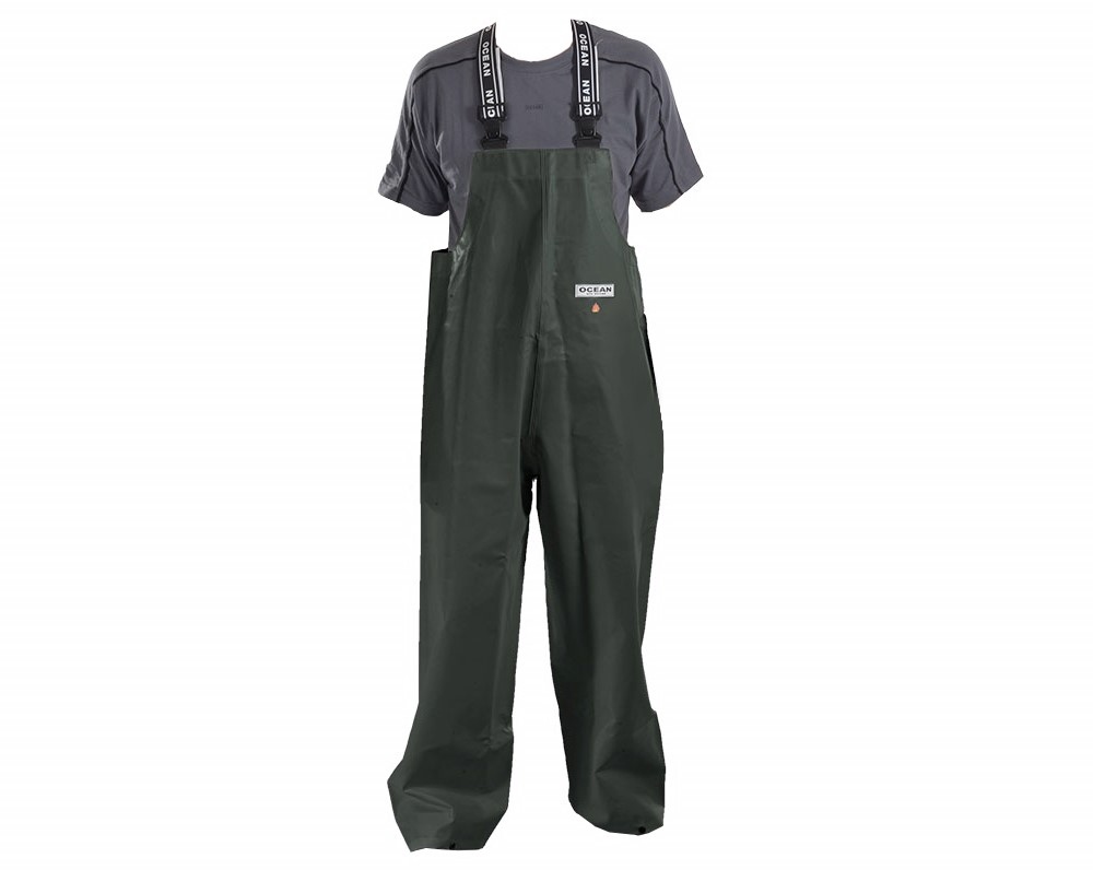 Quần yếm bảo hộ đi biển chịu tải nặng chống cháy màu xanh ô liu XS-8XL