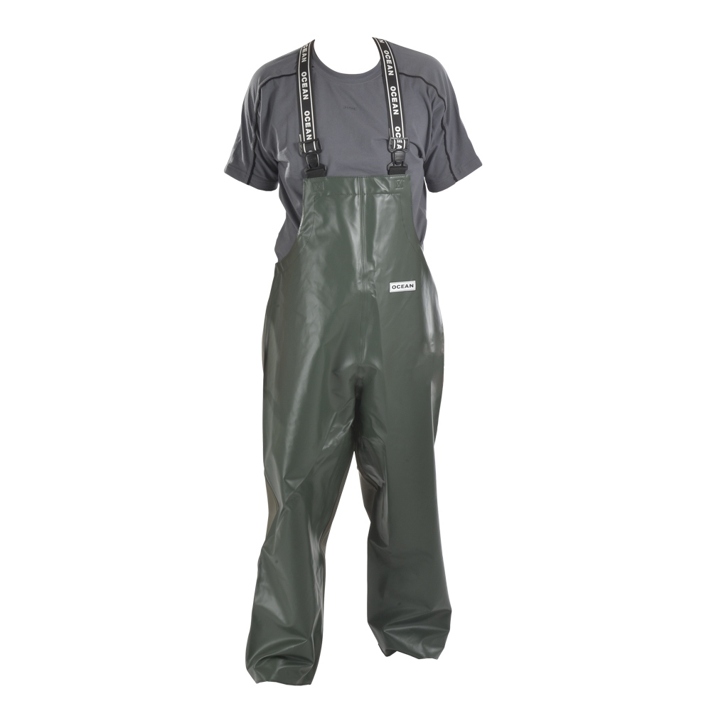 Quần yếm đi biển OCEAN OFFSHORE kháng dầu màu xanh ô liu size S-8XL