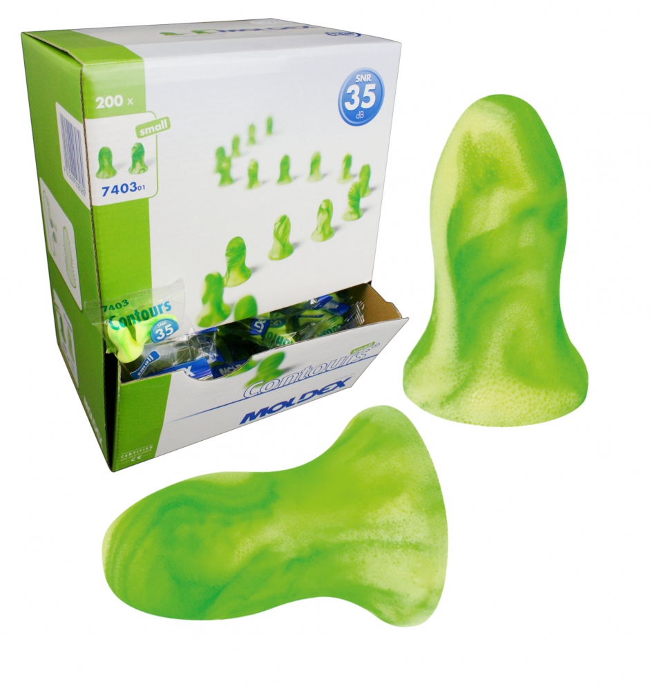 Nút tai chống ồn Moldex 7403 Contours cỡ nhỏ SNR 35dB (200 đôi)