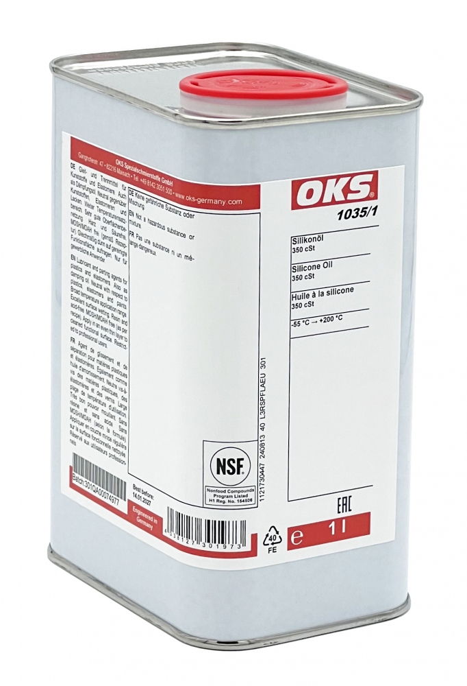 Dầu Silicone OKS 1035-1 350cSt dùng cho công nghệ chế biến thực phẩm, can 1 lít