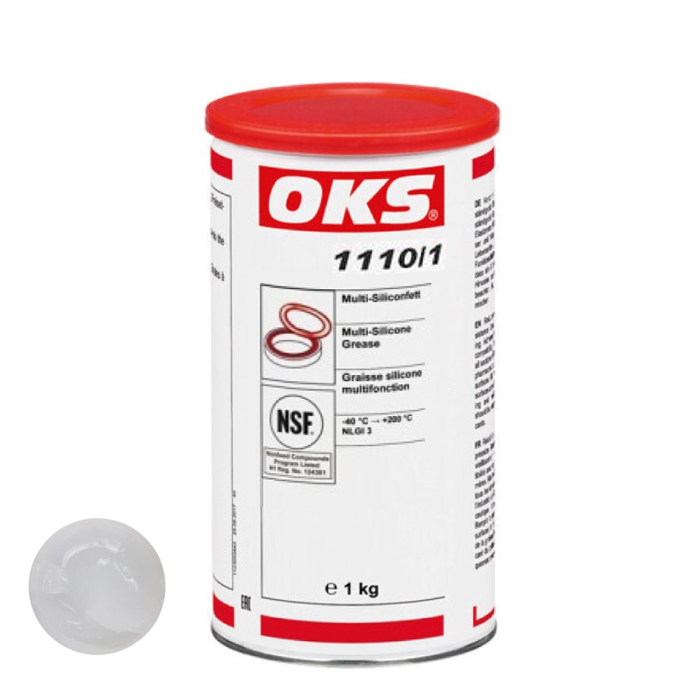 Mỡ silicone đa năng thực phẩm OKS 1110 không màu NLGI-3 1kg