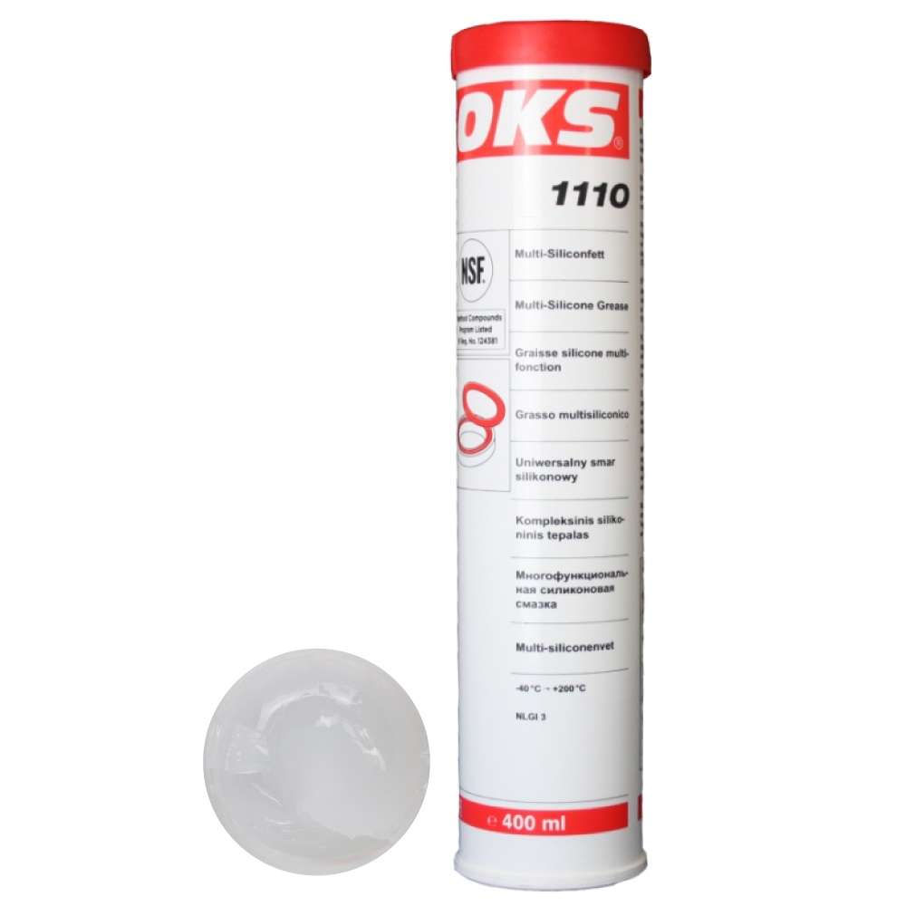 Mỡ silicone đa năng thực phẩm OKS 1110 không màu NLGI-3 400ml