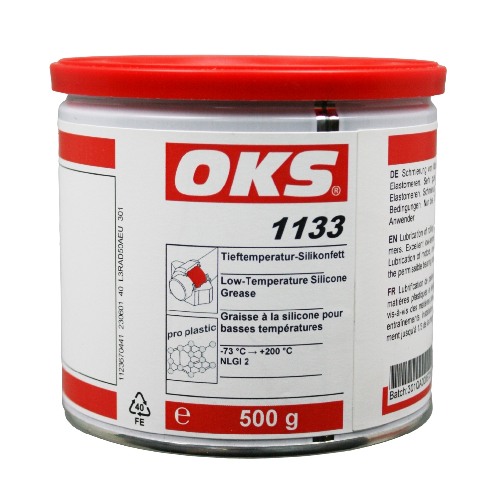 Mỡ silicon chịu nhiệt độ thấp cho vòng bi OKS 1133 NLGI-2 500g