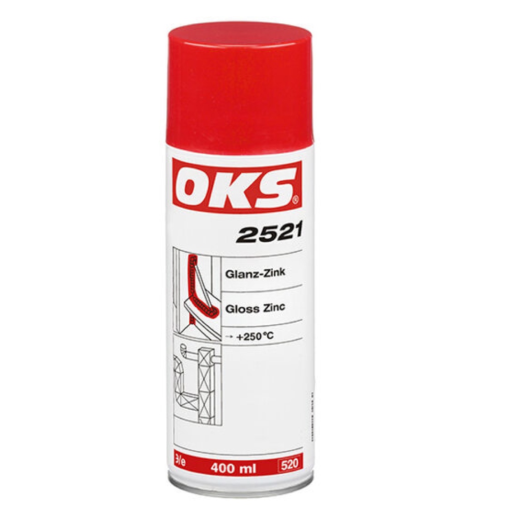 Sơn xịt kẽm bóng OKS 2521 bảo vệ chống ăn mòn trang trí chai 400ml