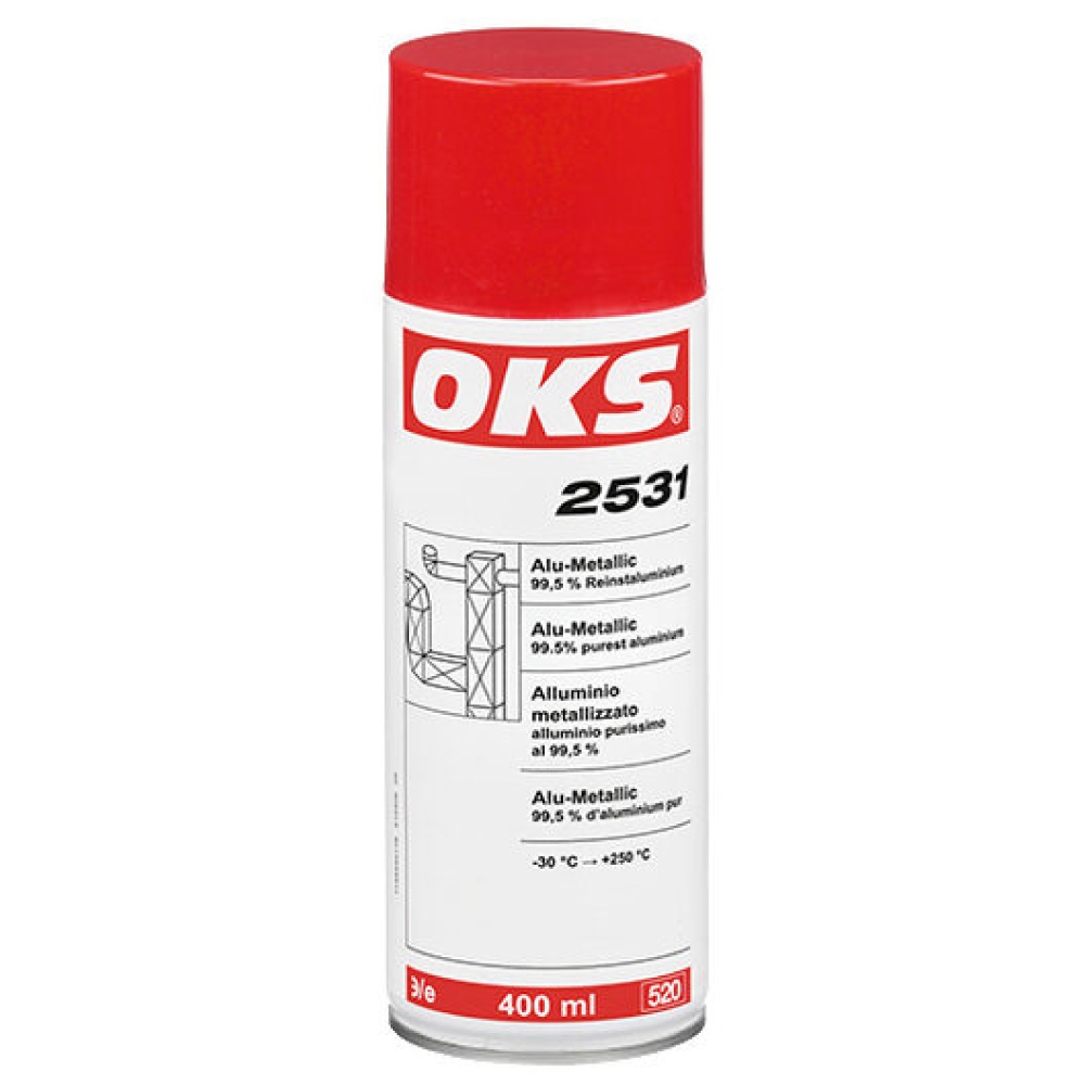 OKS 2531 Chai xịt mạ kẽm lạnh màu nhôm trang trí chống ăn mòn 400ml