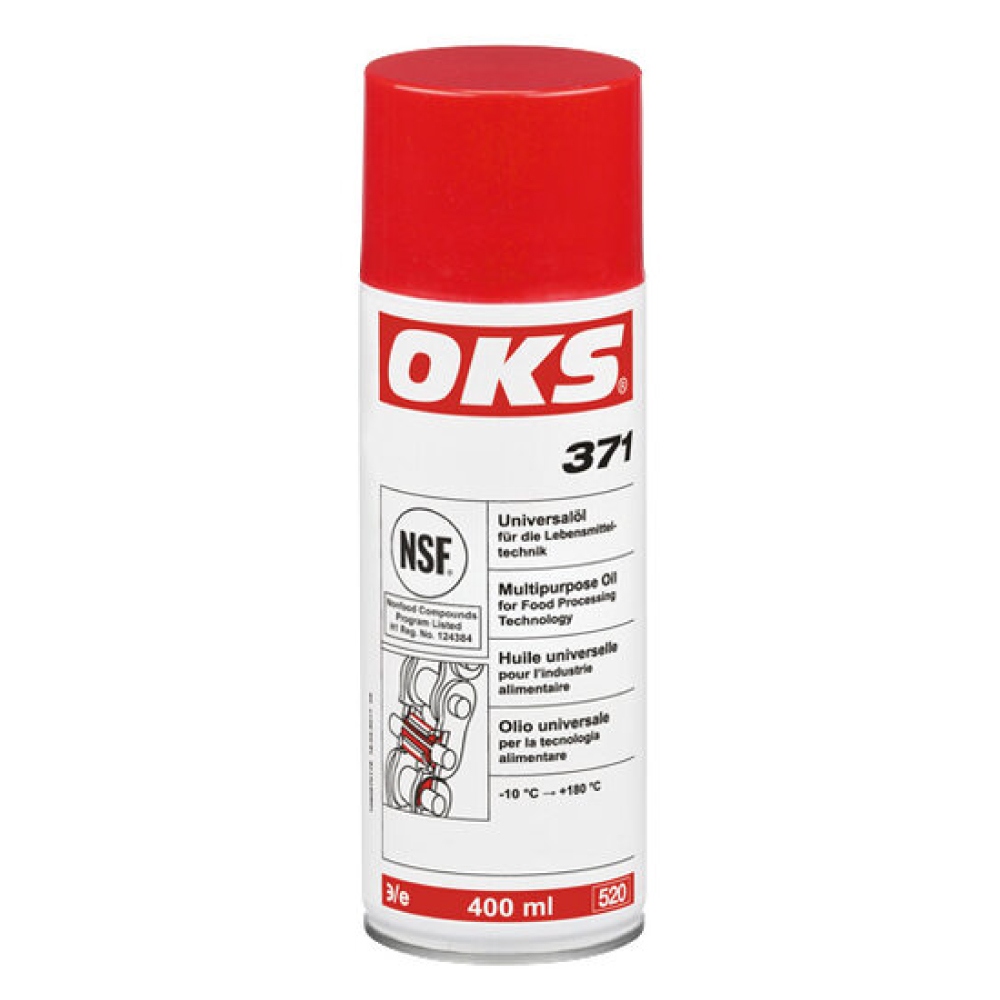 Dầu bôi trơn đa năng OKS 371 tiêu chuẩn thực phẩm H1 ISO VG 15 không màu dạng xịt 400ml