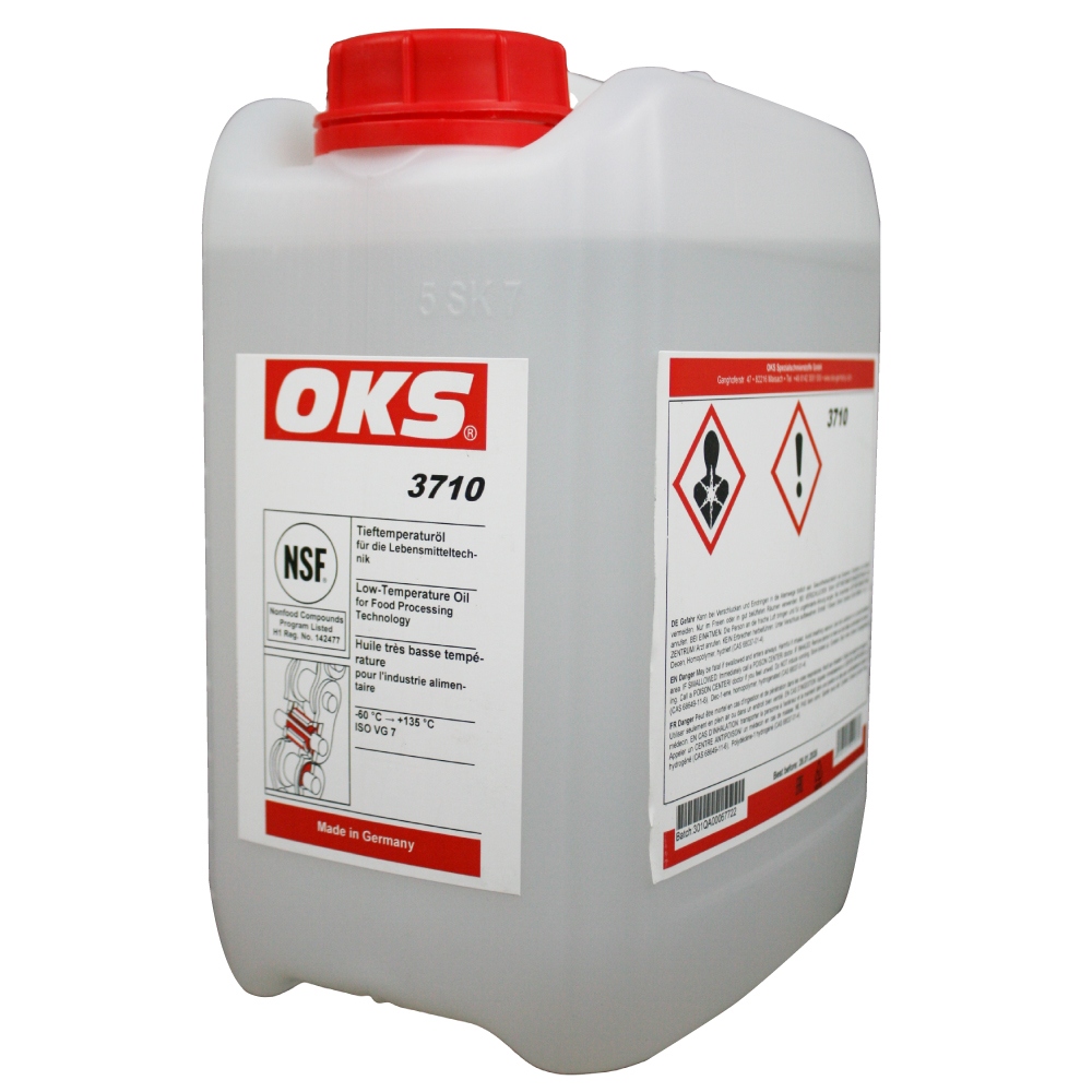 OKS 3710 Dầu thực phẩm chịu nhiệt độ thấp tiêu chuẩn H1 ISO VG 7 - can 5 lít