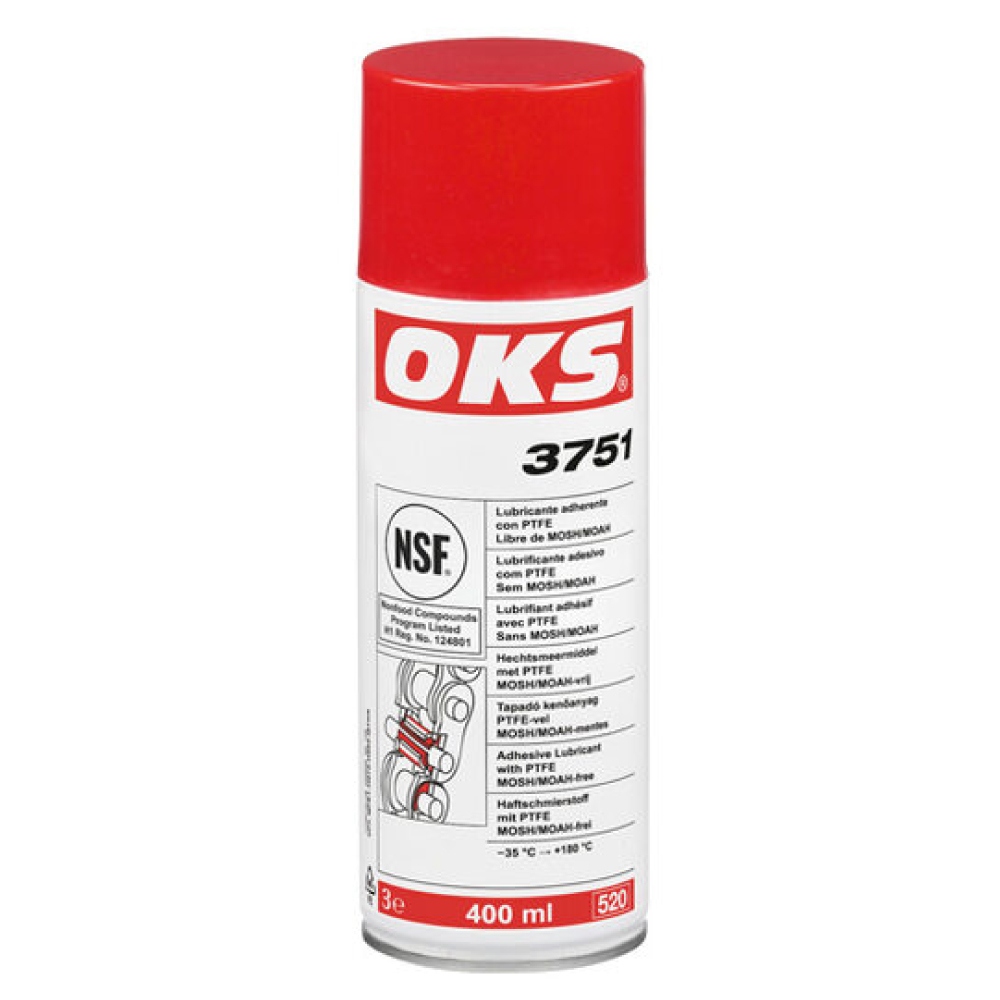 Chất bôi trơn dính thực phẩm tổng hợp OKS 3751 với PTFE bình xịt 400ml