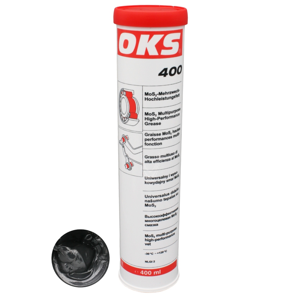 Mỡ bôi trơn đa năng hiệu suất cao OKS 400 MoS2, dạng ống 400ml