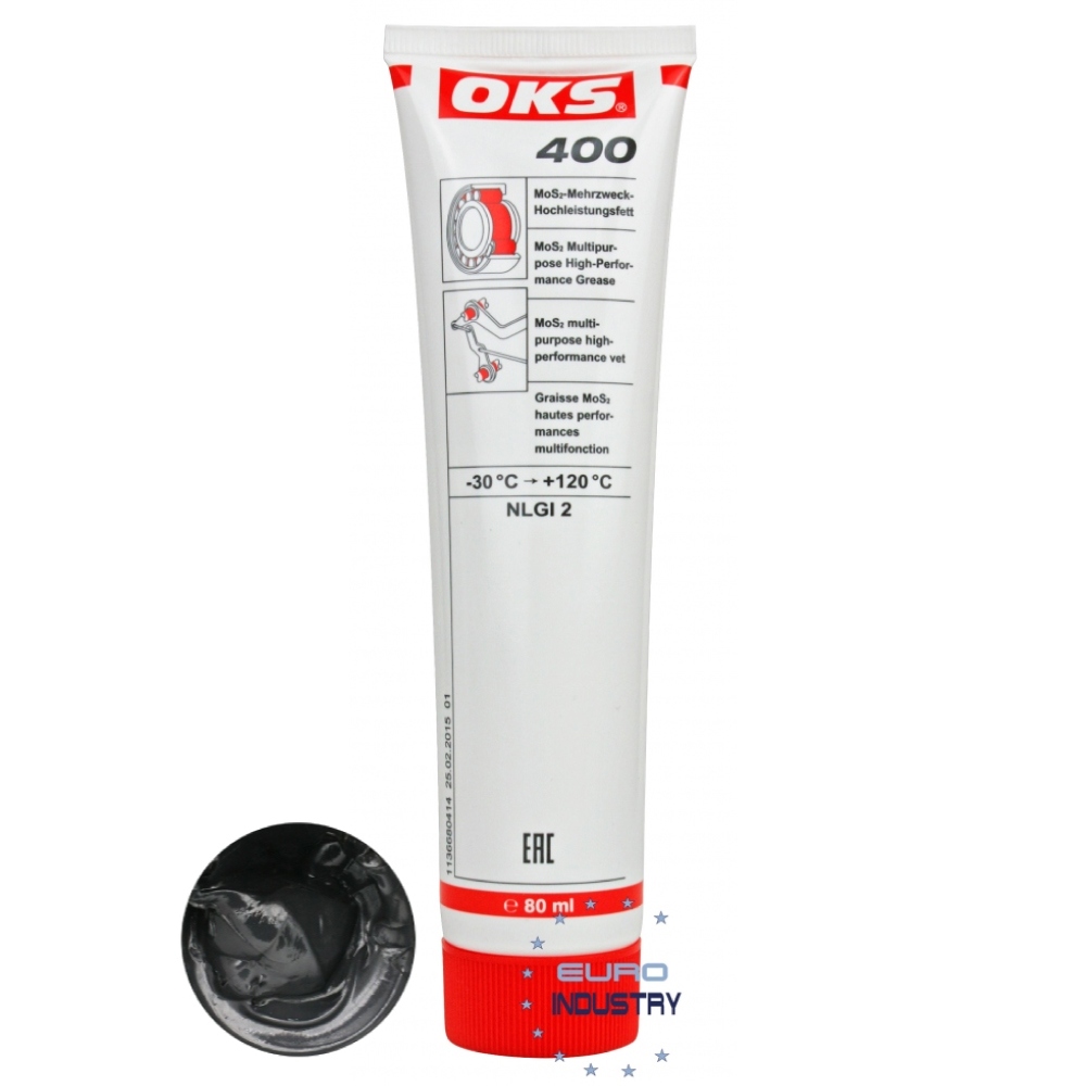 OKS 400 Mỡ bôi trơn đa năng hiệu suất cao chứa MoS2 tuýp 80ml