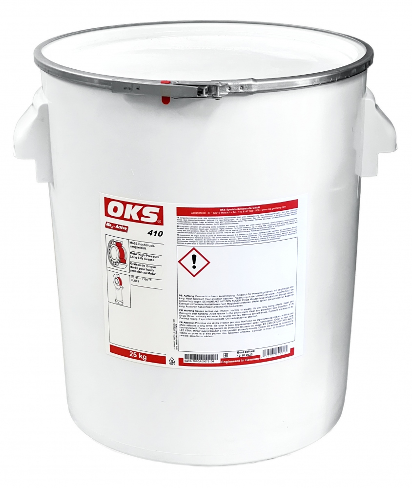 Mỡ chịu áp lực cao tuổi thọ dài OKS 410 MoS2 thùng 25kg