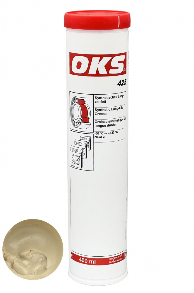 Mỡ bôi trơn tổng hợp tuổi thọ cao OKS 425 dạng tuýp 400ml