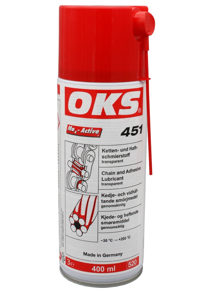Chất bôi trơn xích và bám dính OKS 451, trong suốt, dạng xịt 400ml