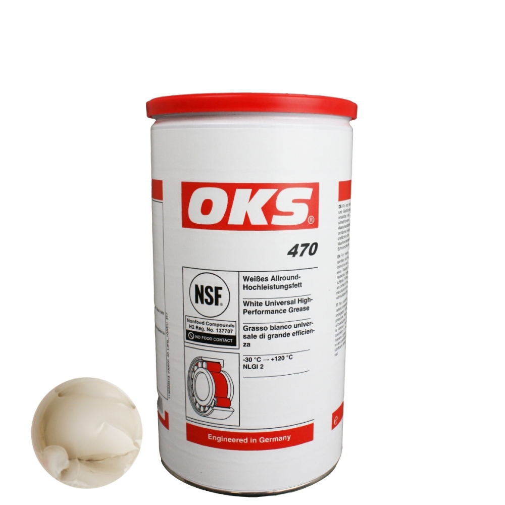 Mỡ trắng hiệu suất cao đa năng OKS 470 tiêu chuẩn NSF H2 hộp 1kg