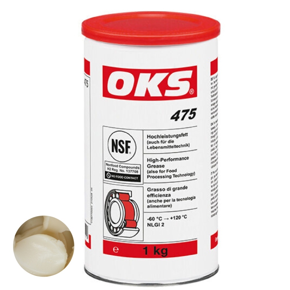 Mỡ hiệu suất cao OKS 475 chứa PTFE, hộp 1kg