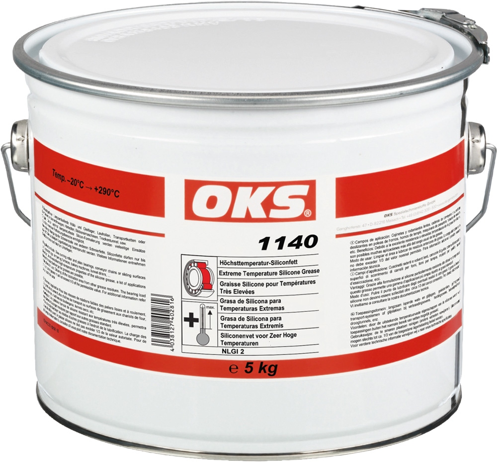 Mỡ silicone chịu nhiệt cực cao OKS 1140, thùng 5kg