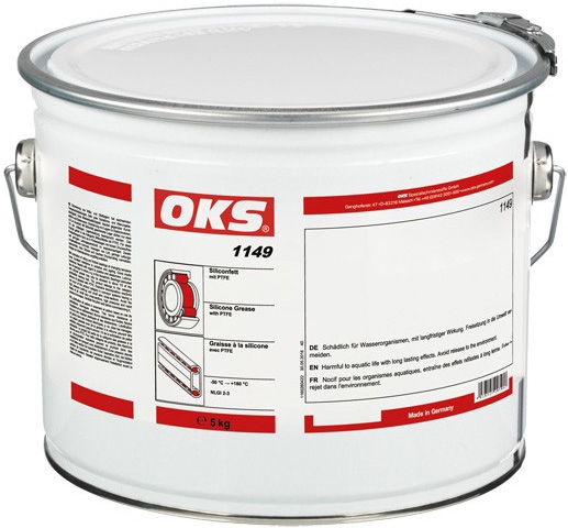 OKS 1149 Mỡ silicone bôi trơn lâu dài với PTFE, thùng 5kg