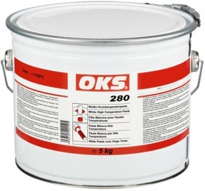 Mỡ chịu nhiệt độ cao màu trắng OKS 280, thùng 5kg
