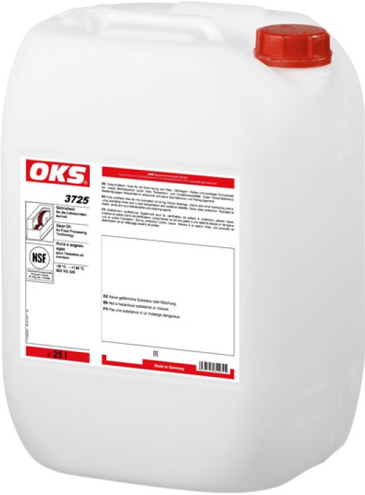 Dầu bánh răng dùng cho công nghiệp thực phẩm OKS 3725 ISO VG 320 can 25l