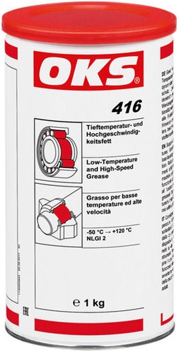 Mỡ chịu nhiệt độ thấp và tốc độ cao OKS 416, hộp 1kg