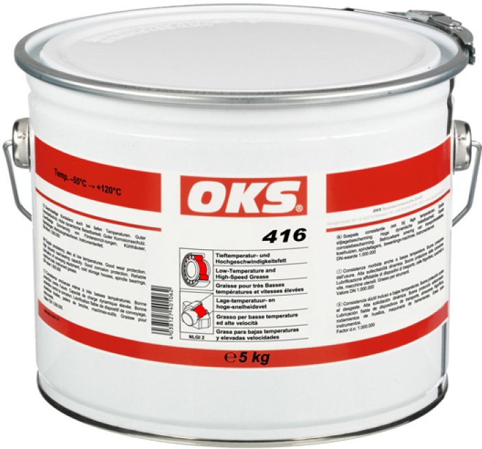 Mỡ bôi trơn OKS 416 chịu nhiệt độ thấp và tốc độ cao, thùng 5kg