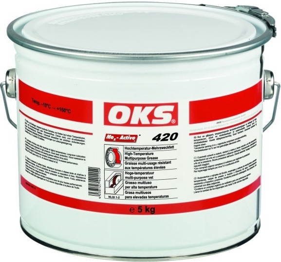 Mỡ bôi trơn đa năng chịu nhiệt độ cao OKS 420, thùng 5kg