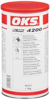 Mỡ bôi trơn vòng bi chịu nhiệt độ cao tổng hợp OKS 4200 chứa MoS2 hộp 1kg
