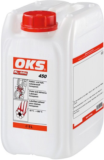 OKS 450 Chất bôi trơn dính cho xích, trong suốt, can 5l