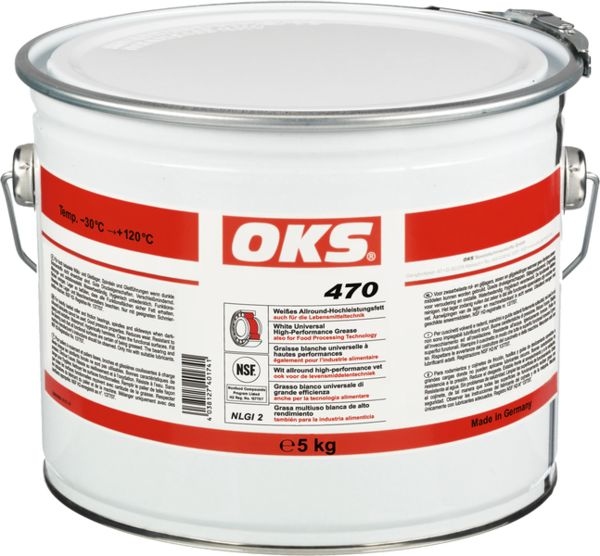 OKS 470 Mỡ trắng hiệu suất cao đa năng NSF H2 xô 5kg