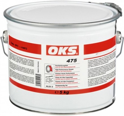 Mỡ hiệu suất cao OKS 475 với PTFE, thùng 5kg