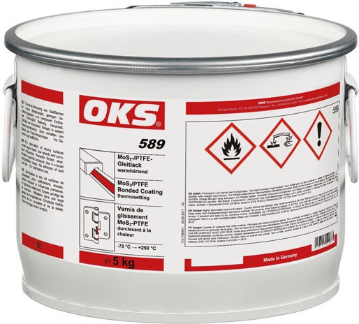 OKS 589 Lớp phủ liên kết MoS2-PTFE lưu hóa nhiệt thùng 5kg
