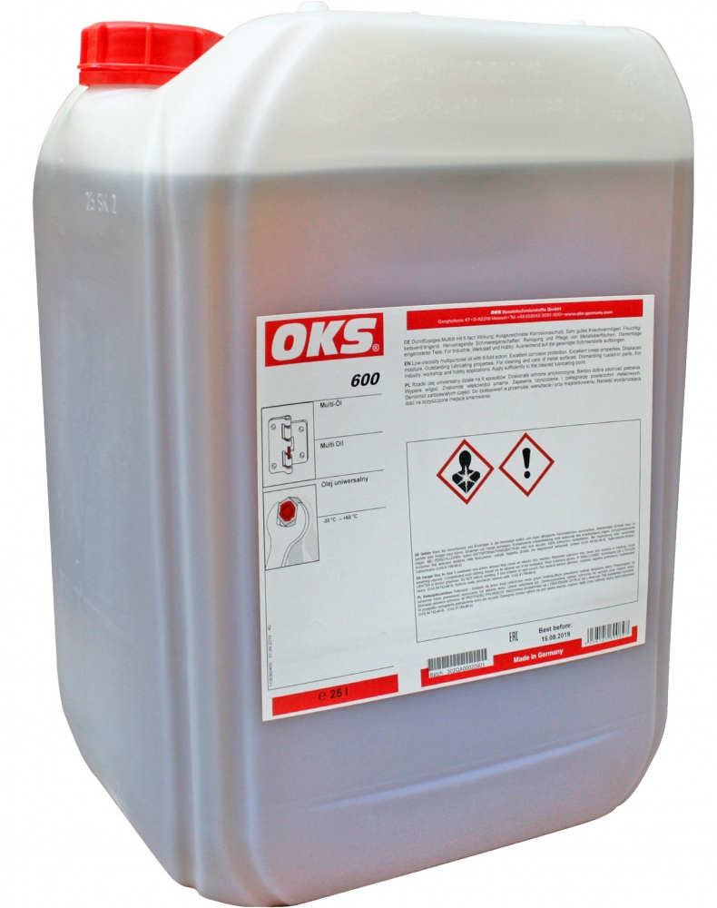 OKS 600 Dầu đa năng độ nhớt thấp màu sáng can 25l