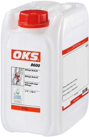 OKS 8600 Dầu đa năng sinh học BIOlogic phân hủy sinh học lên đến 160°C can 5 lít