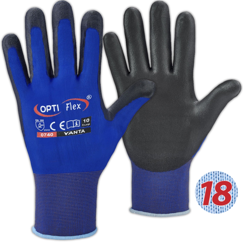 OPTIFlex 0740 Găng tay bảo hộ đa năng, thoáng khí, trọng lượng nhẹ