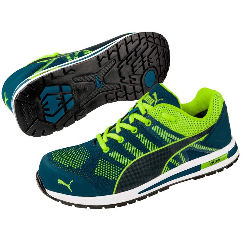 Giày bảo hộ Puma 643170 ELEVATE KNIT GREEN LOW tiêu chuẩn S1P ESD HRO SRC