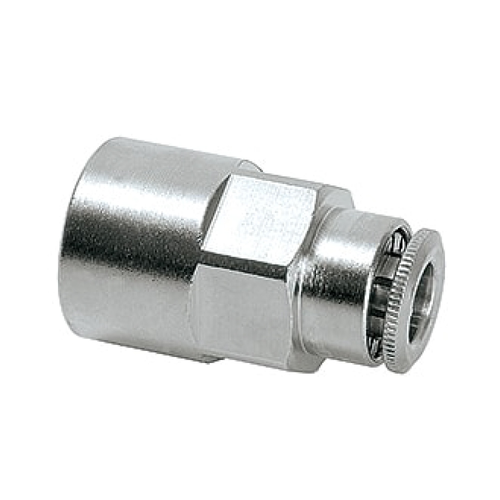 Đầu nối ống Perma 101511 ren trong G1/4 cho ống phi 6 mm dạng thẳng