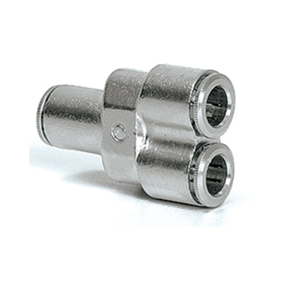 Đầu nối chữ Y Perma 101513 cho ống, chất liệu đồng mạ niken, đường kính ngoài 8 mm