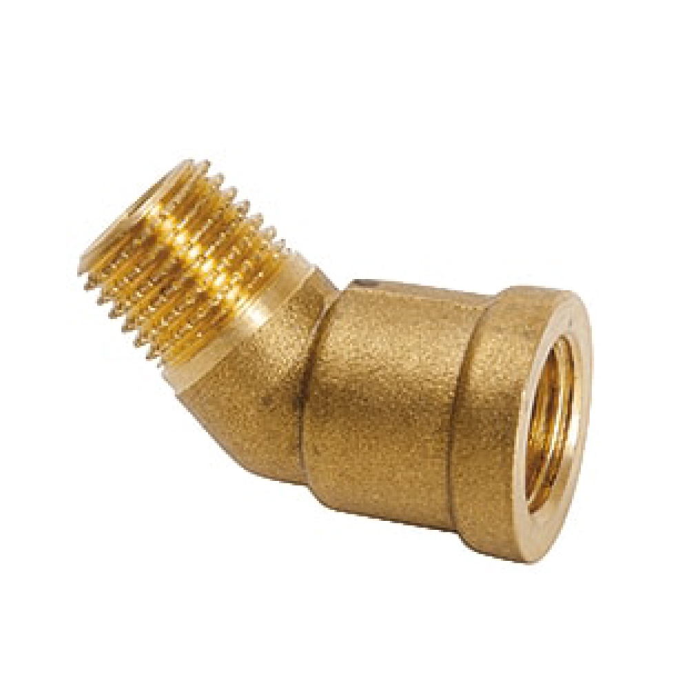 Công nối góc Perma 104823, góc 45°, bằng đồng, ren ngoài G1/4 x ren trong G1/4