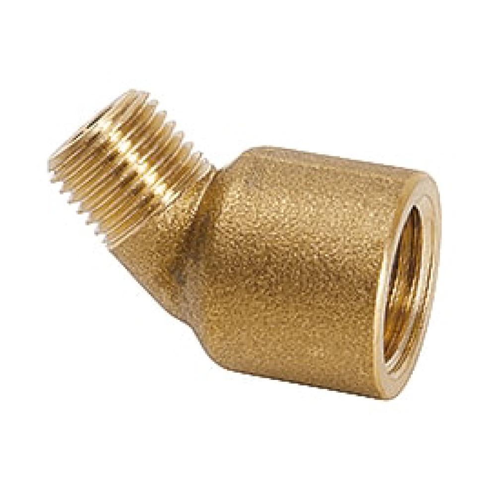 Đầu nối khuỷu Perma 104826 góc 45° bằng đồng, ren ngoài M10x1 x ren trong G1/4