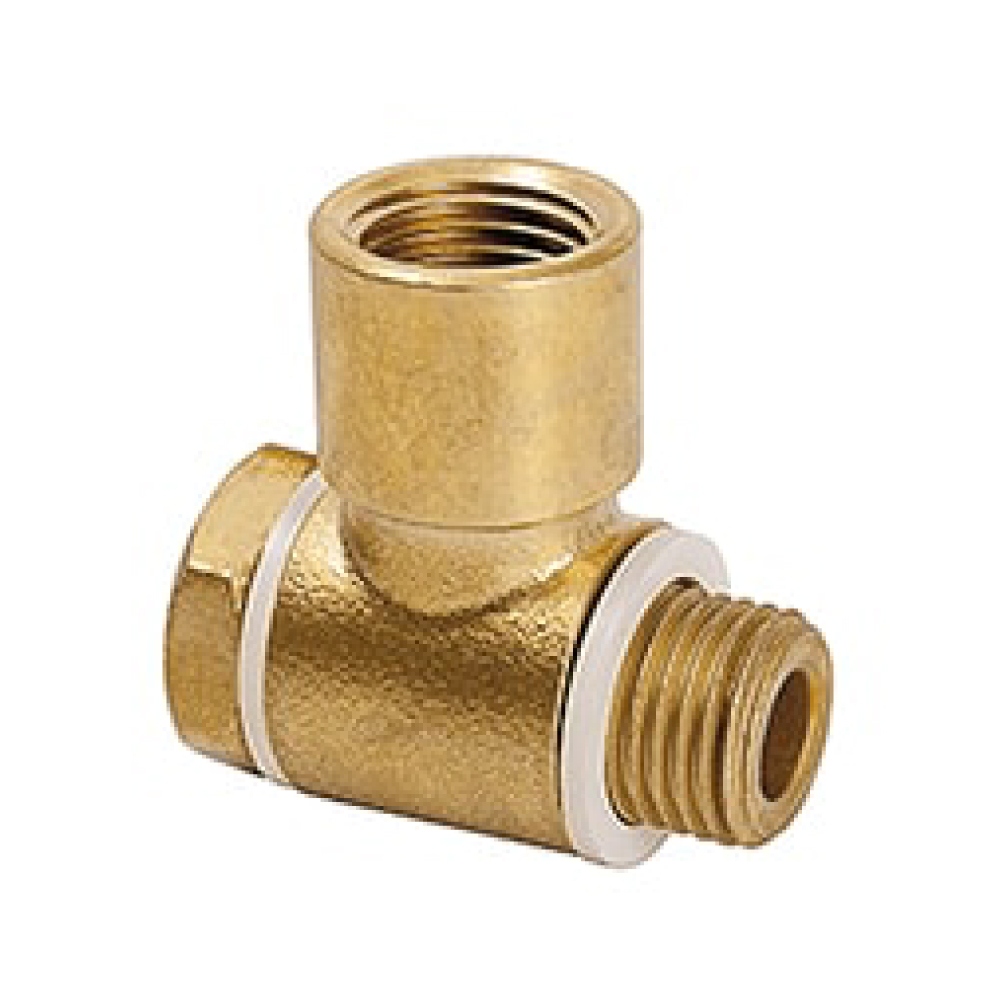 Perma 104831 Đầu nối ren xoay đồng thau G1/4 ren ngoài x G1/4 ren trong