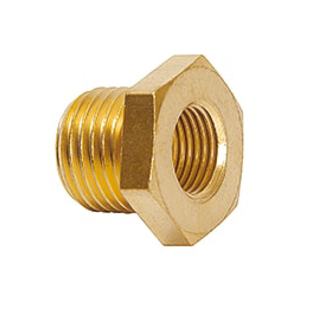 Đầu nối giảm Perma 104834 bằng đồng, ren ngoài G1/4 x ren trong G1/8